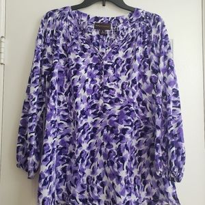 Dana Buchman blouse size XL